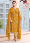 Lizza Vol 3 By Ganpati Cotton Printed Kurti With Bottom Dupatta 